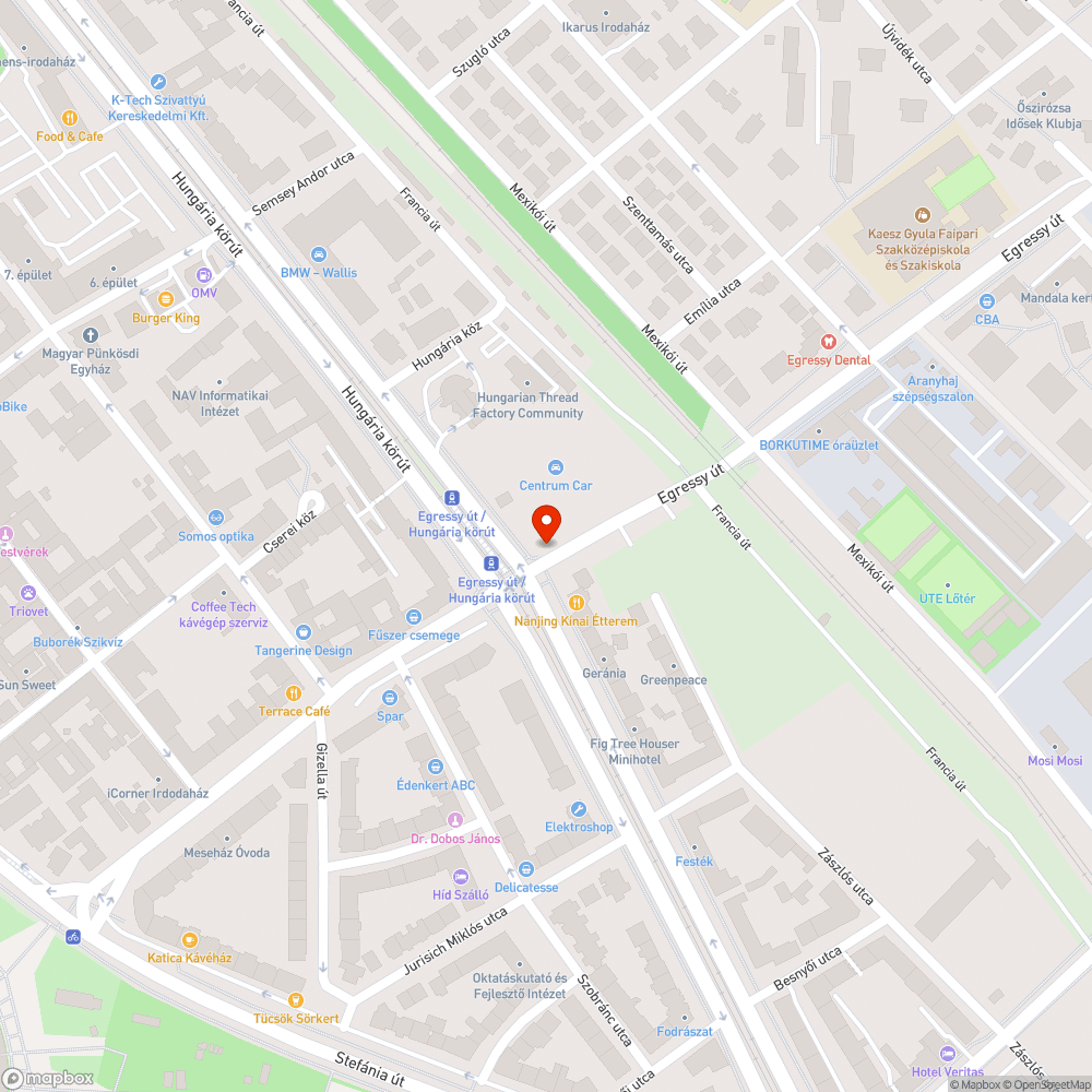 Hiányzó útburkolati jelek. bejelentés helye