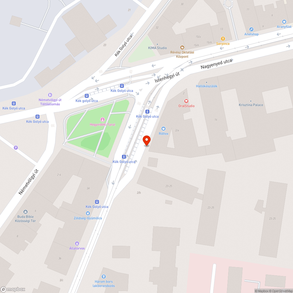 Szétrepedt fedlap és környezete a Böszörményi úton bejelentés helye