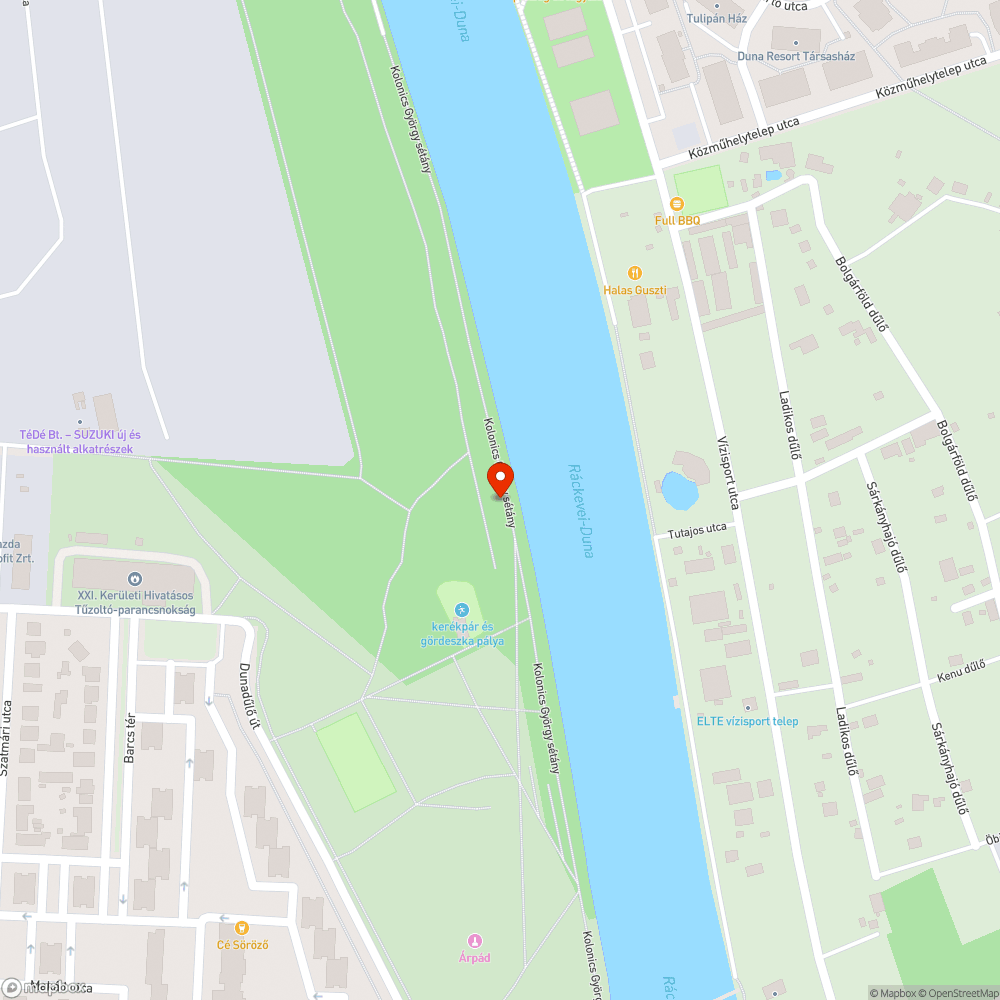 2000 új fát Csepelnek bejelentés helye