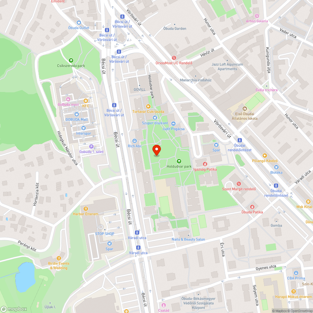 Kavicsos gumiburkolat a Holdudvar csúszdáknál bejelentés helye