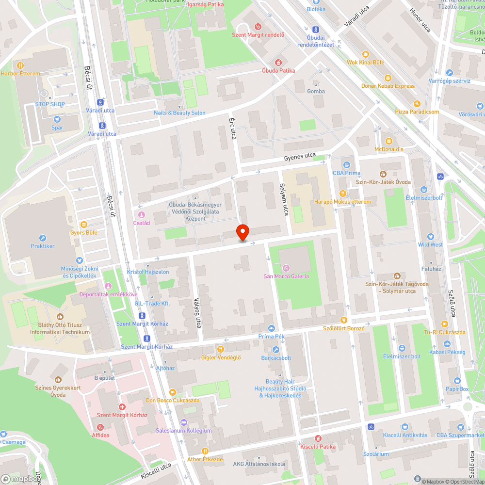 Kátyú az óvoda előtt bejelentés helye