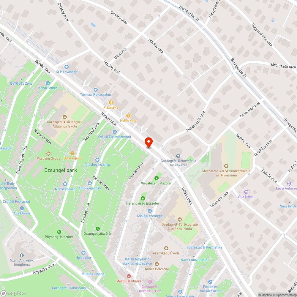 Eltört fa bejelentés helye