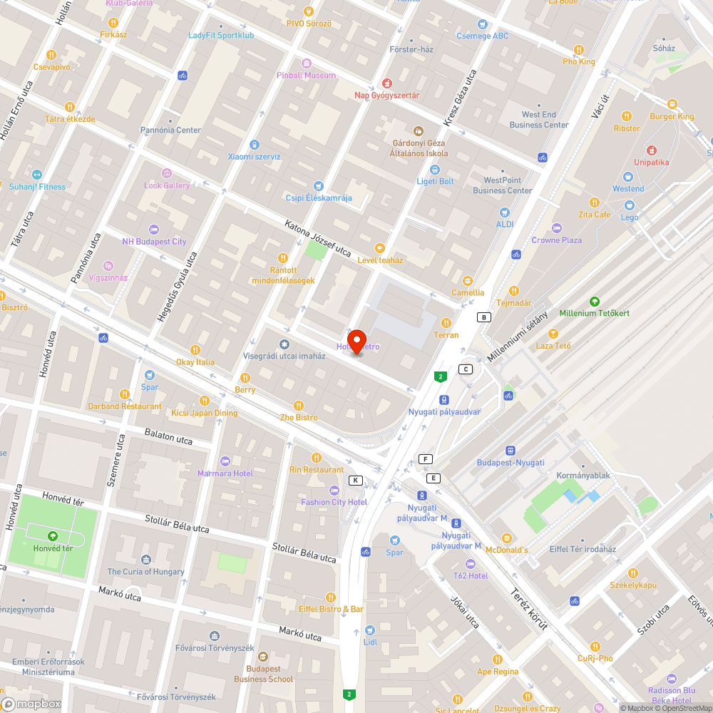 Kádár utca bejelentés helye