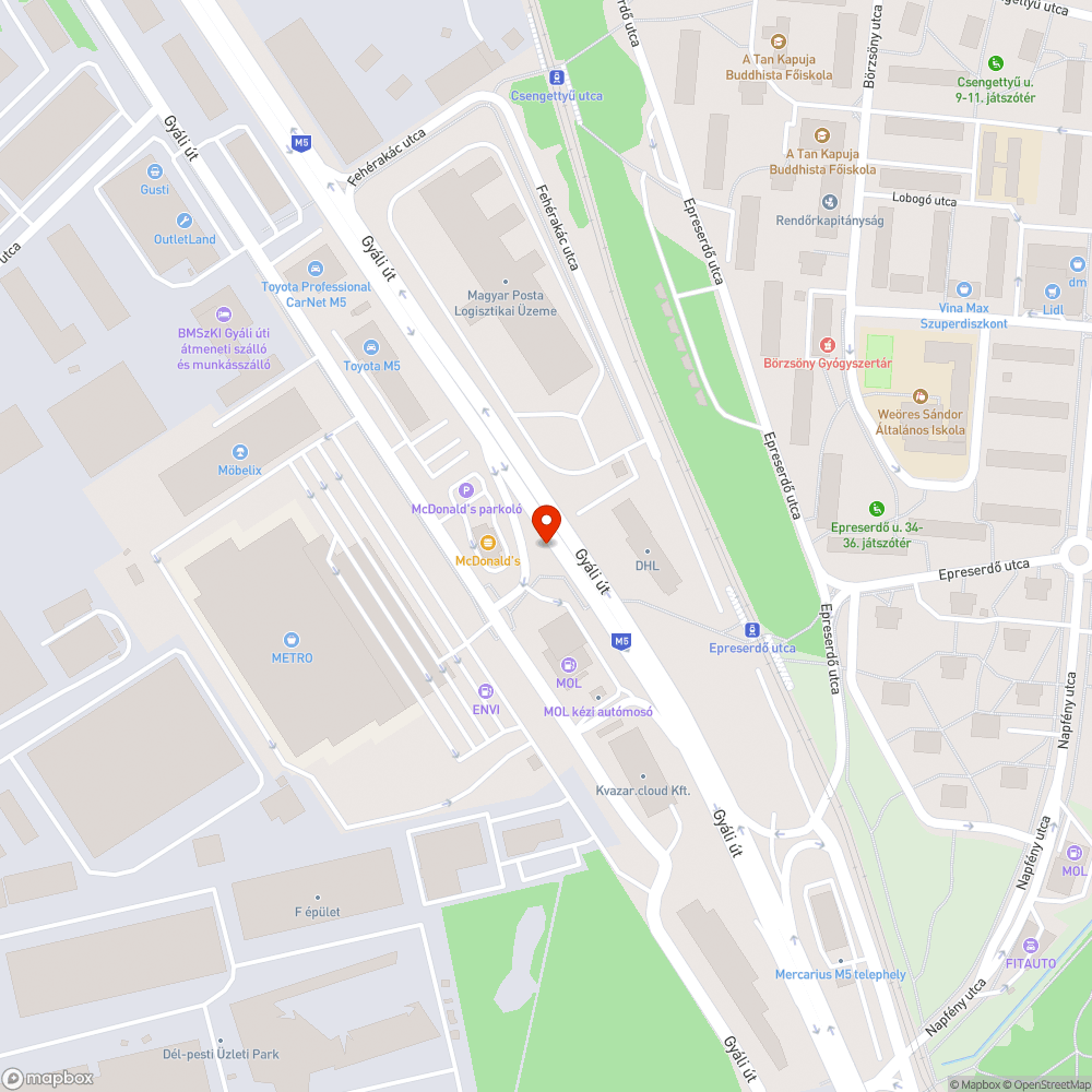 Szemét túlbúrjánzó növényzet bejelentés helye