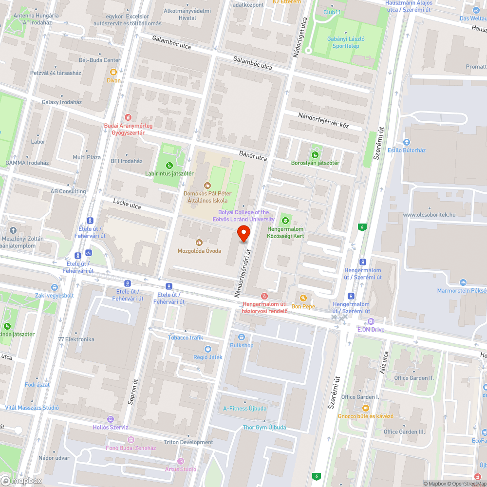 Elhagyott Mazda bejelentés helye