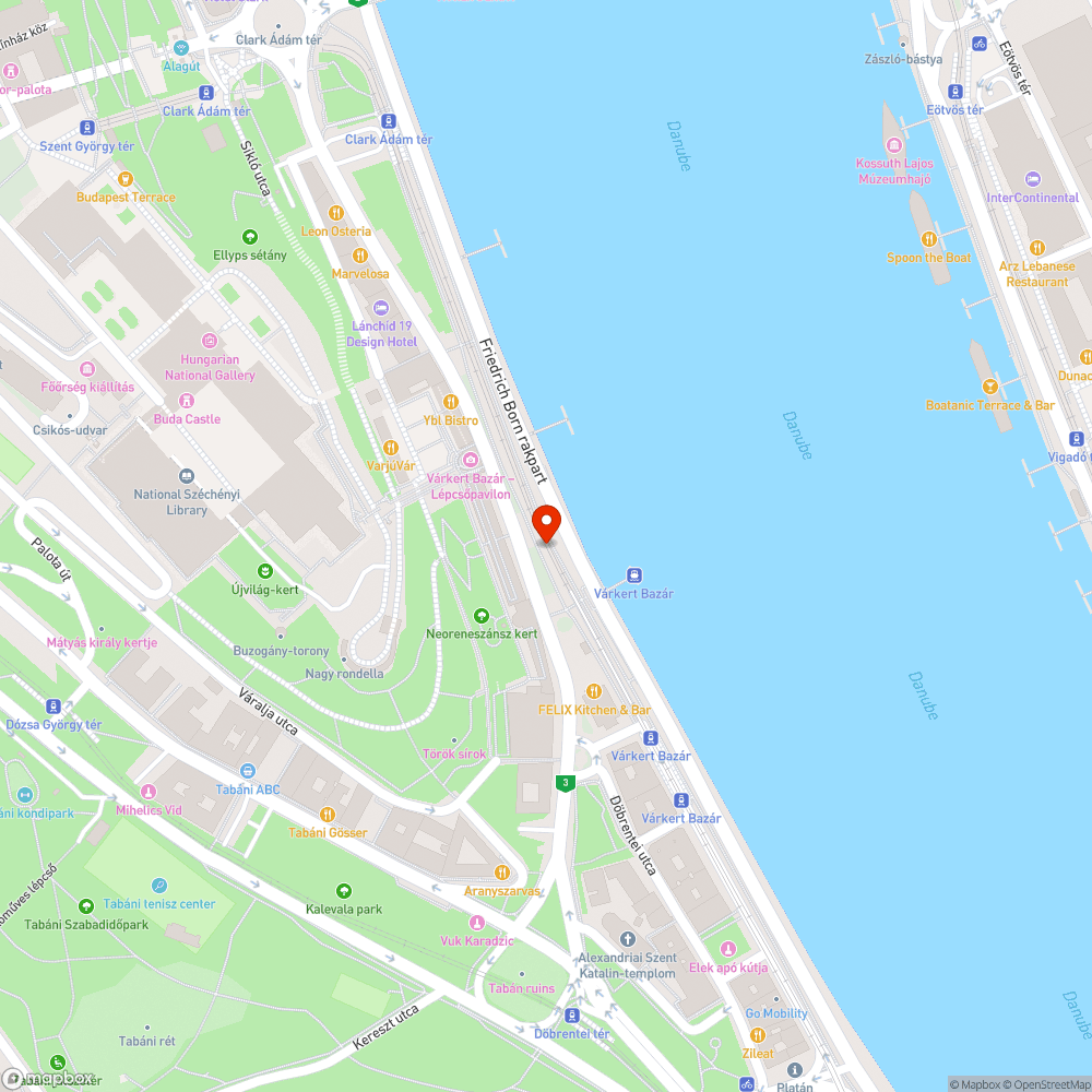 Illegális parkoló a Várkert Bazár előtt. bejelentés helye