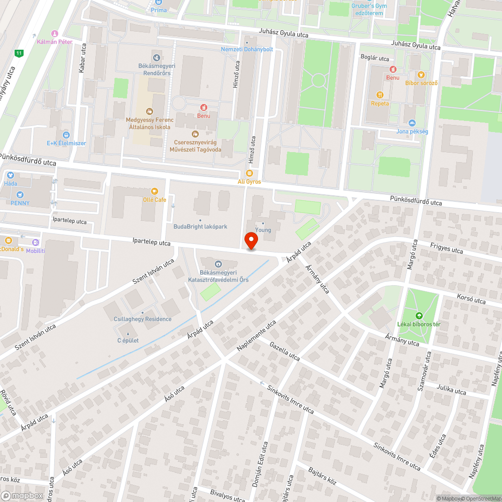 Utcanévtábla bejelentés helye