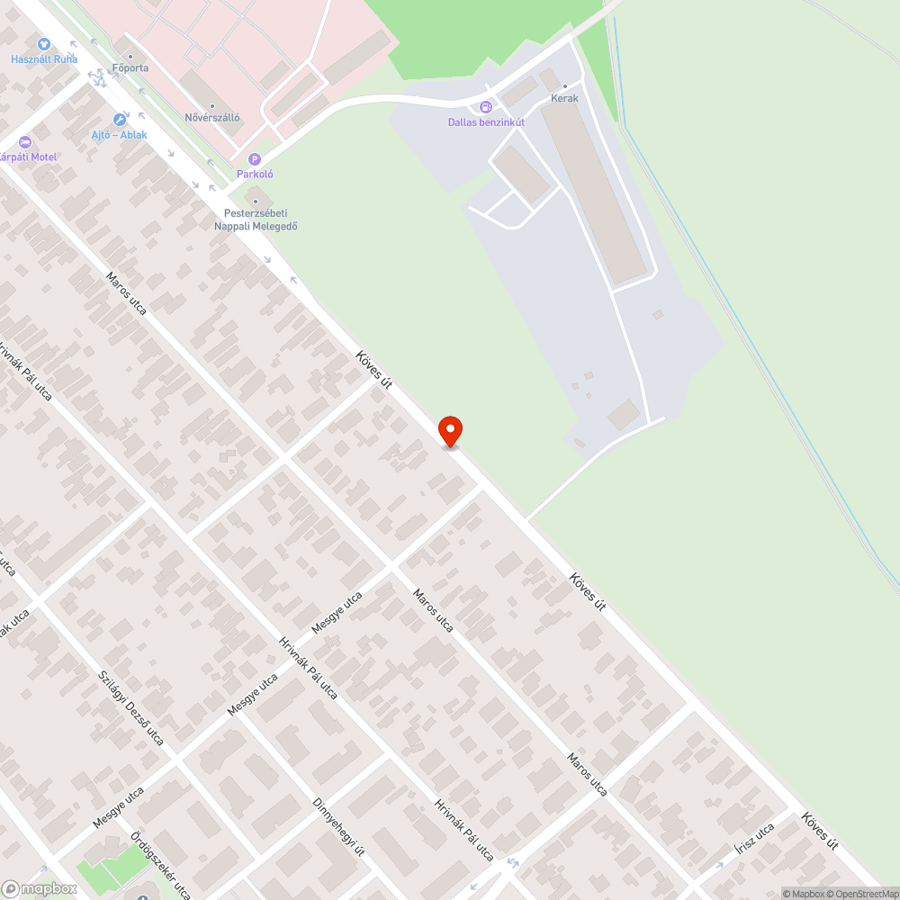 Ott hagyott roncs bejelentés helye