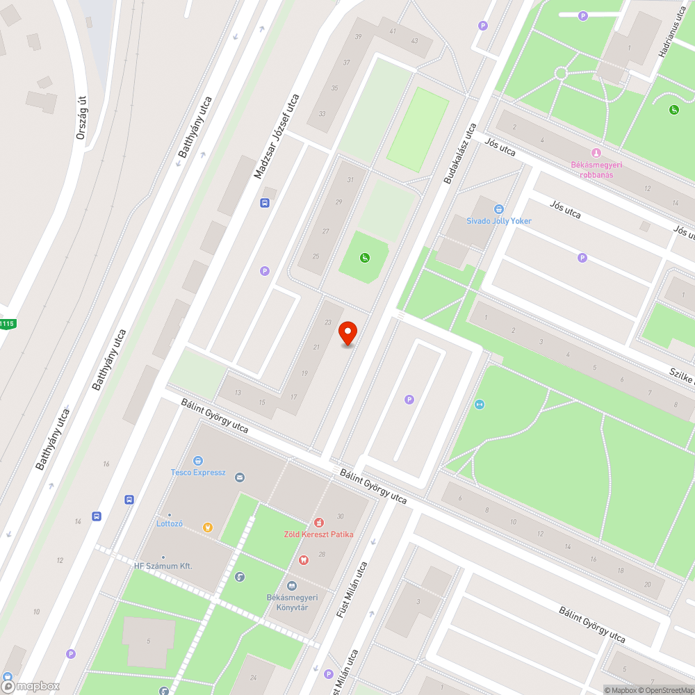 Koszos pad bejelentés helye