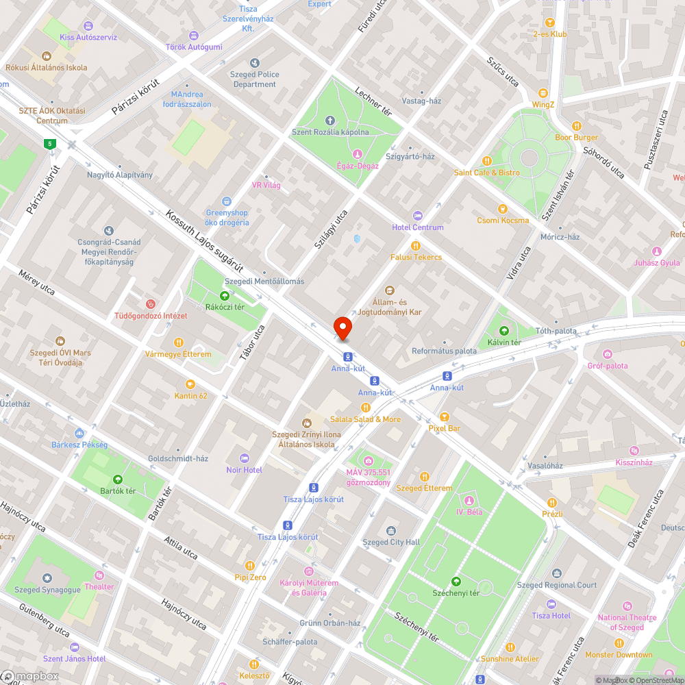 Beültetlen feverem bejelentés helye