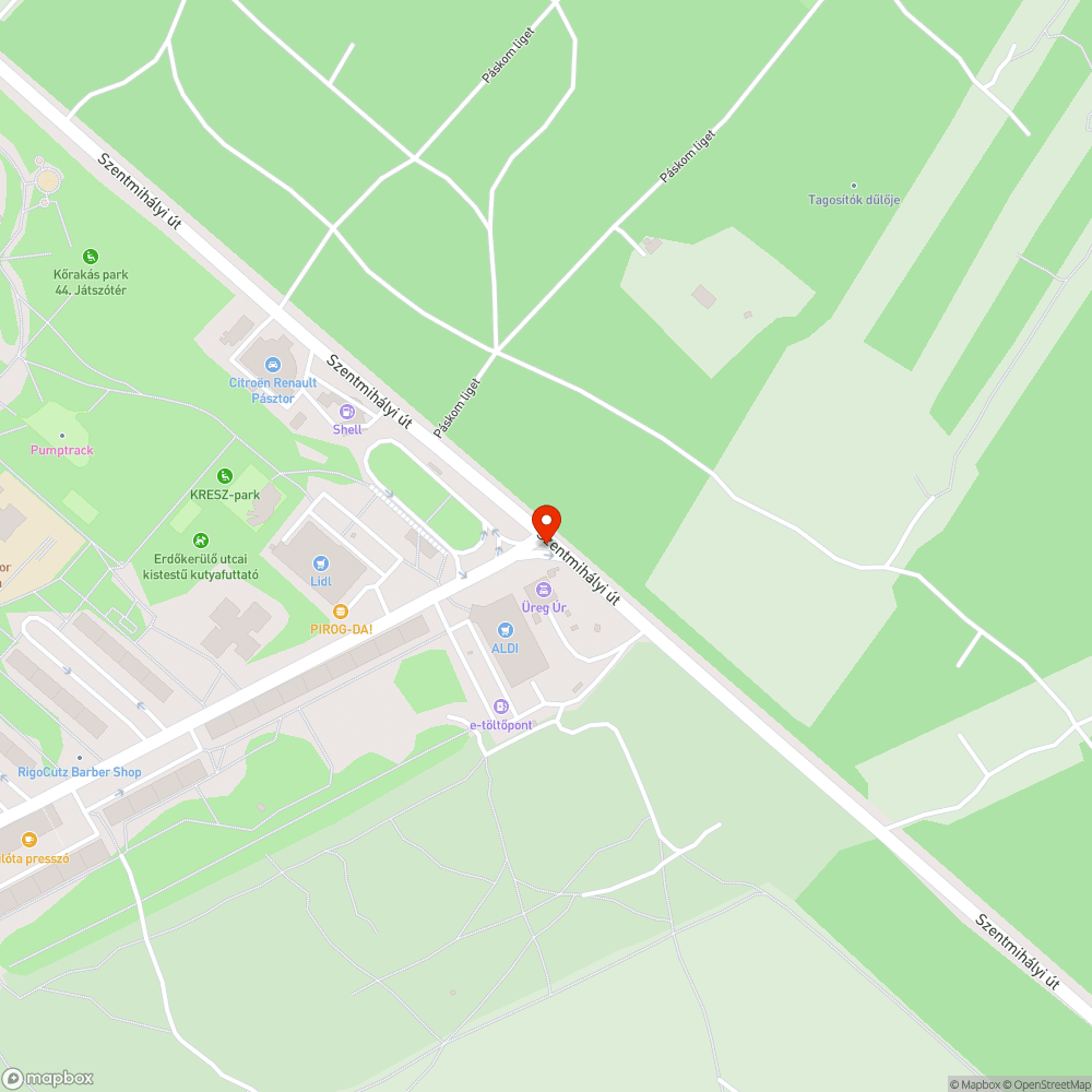 Padka javításra szorul bejelentés helye