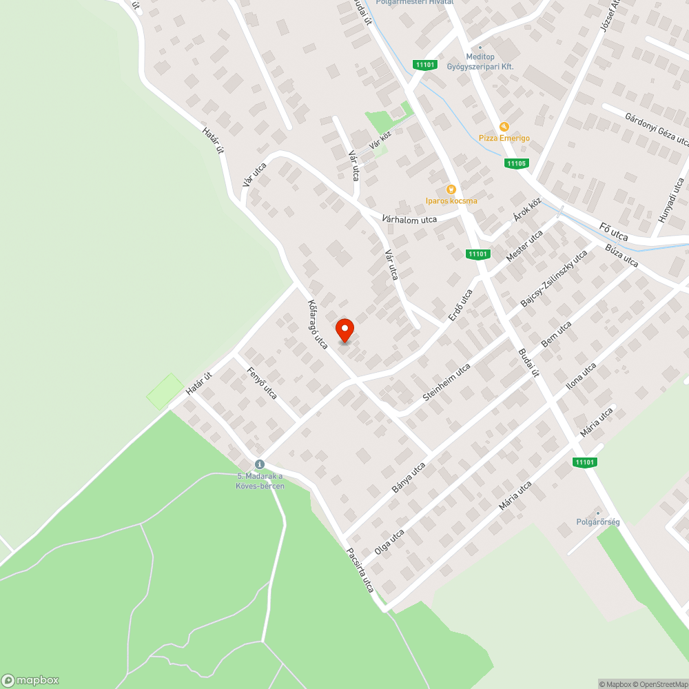 Ágymatracok az utcán bejelentés helye