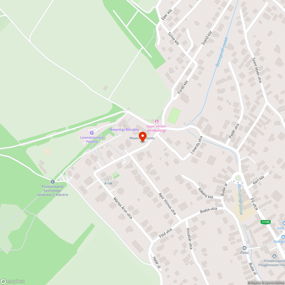 Eltömödött vízelvezető bejelentés helye