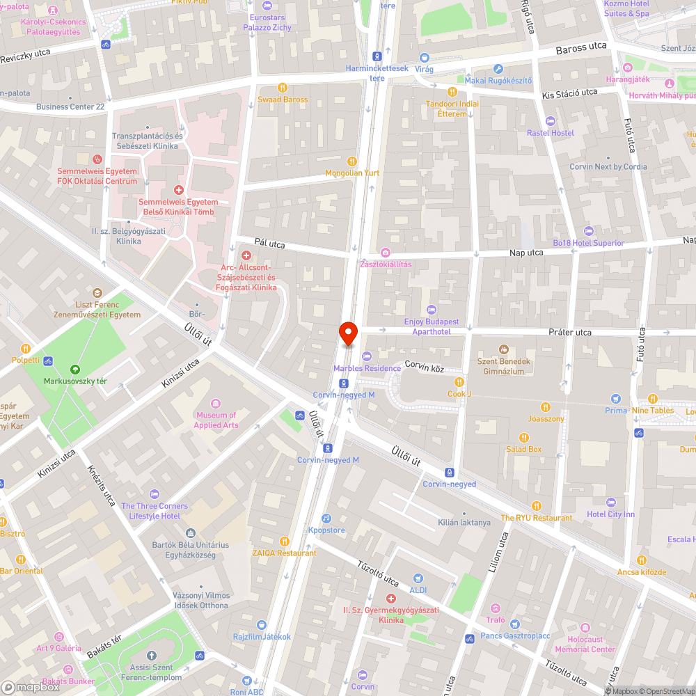 Megdőlt szemetesek bejelentés helye