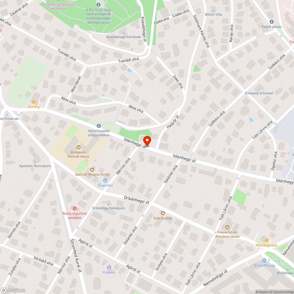 Buktató a kapunál bejelentés helye