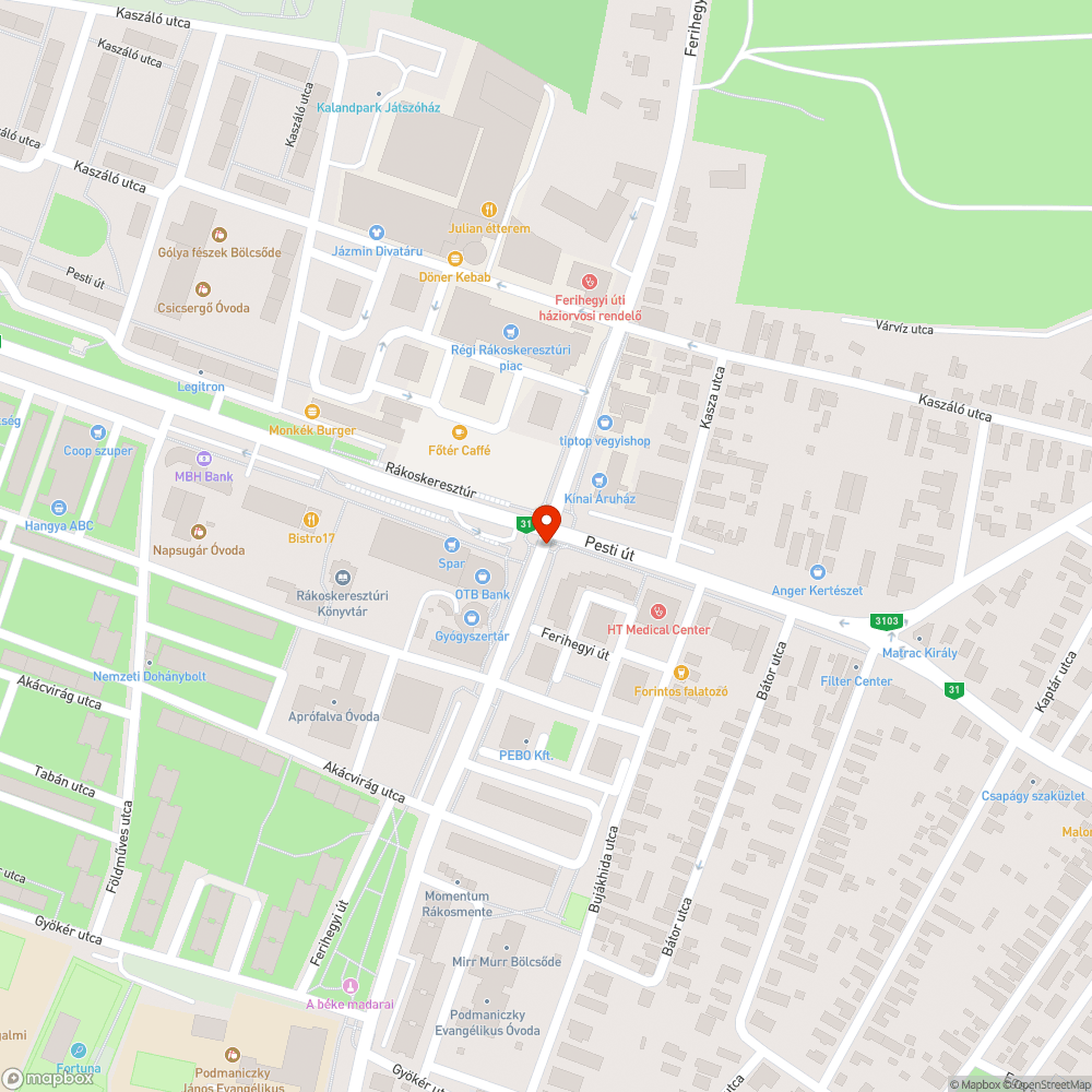 Kitört burkolat bejelentés helye