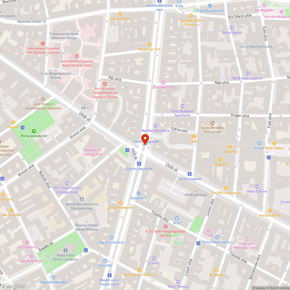 Kiégett lámpa bejelentés helye