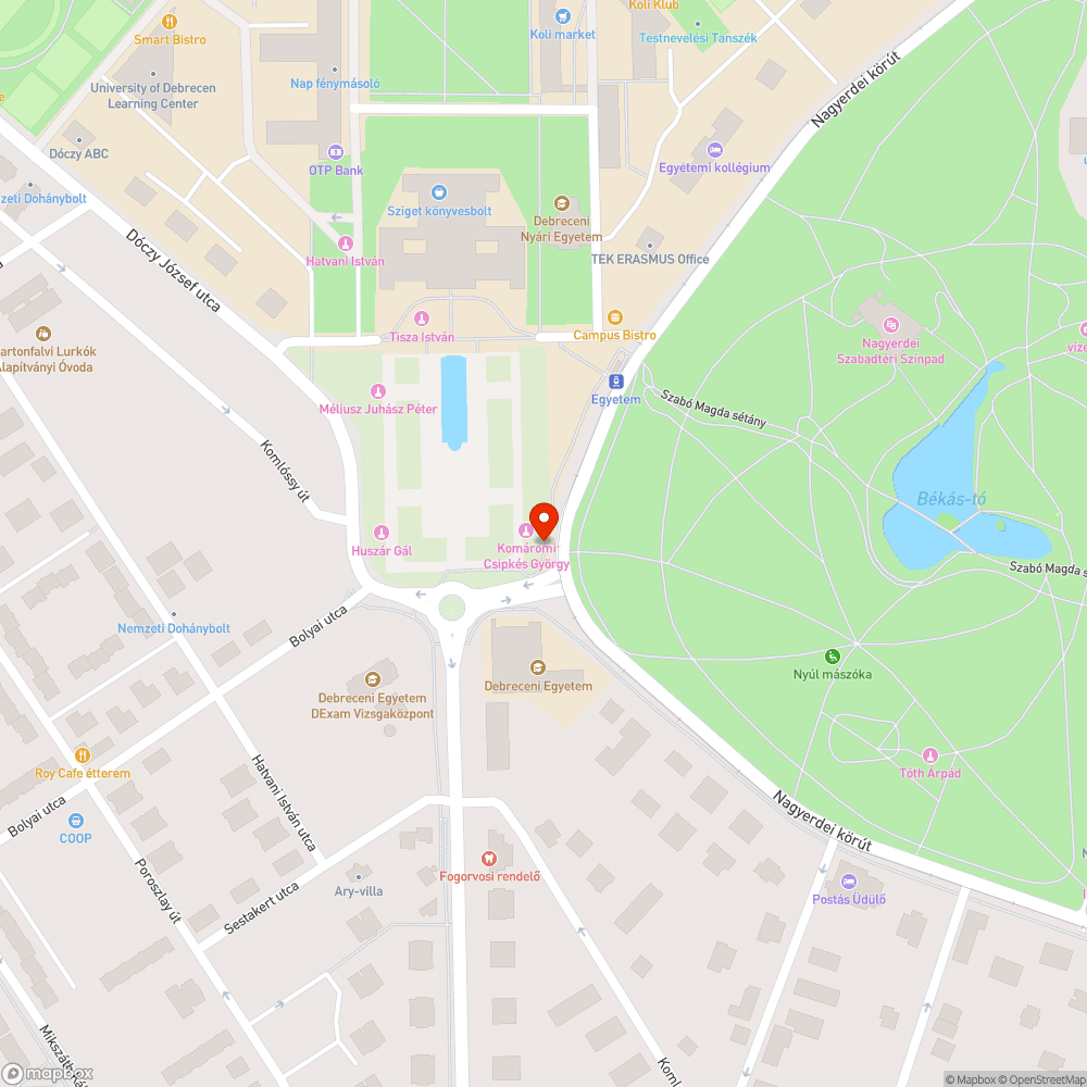 Veszélyes, beláthatatlan kanyar az Egyetem téri gyalog-és kerékpárúton bejelentés helye