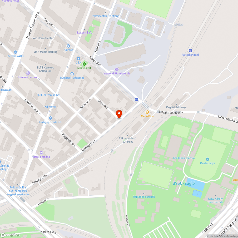 Gazos, veszélyes kerékpárút szakasz bejelentés helye