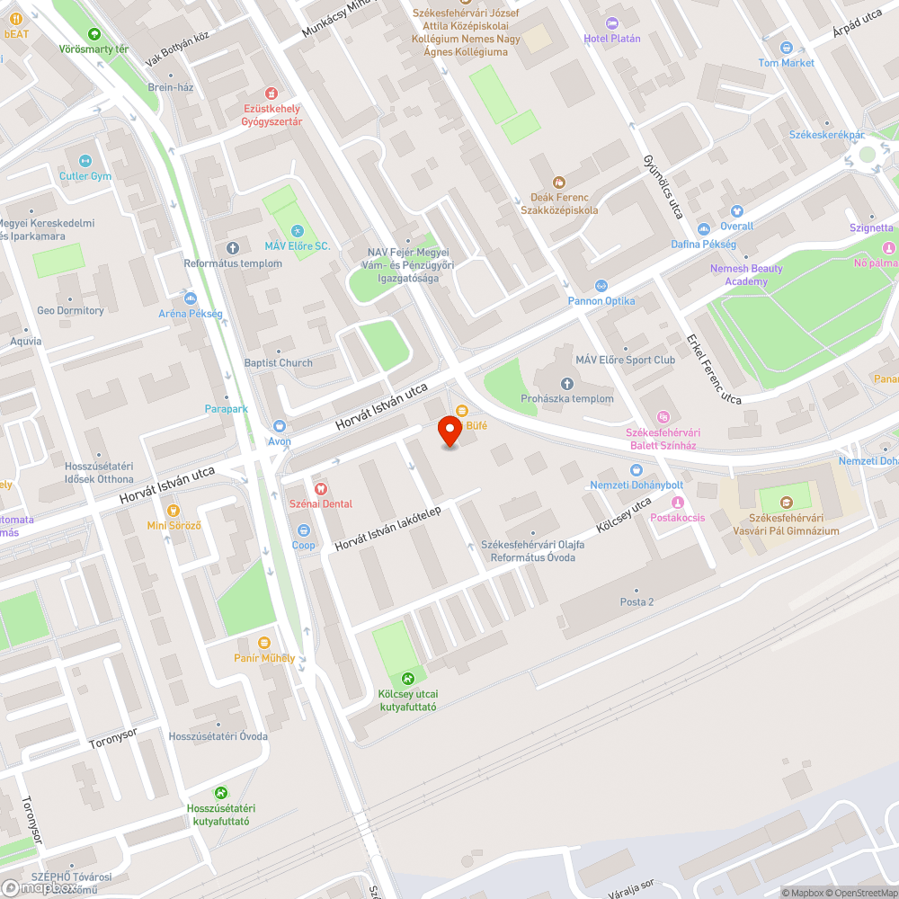 Indokolatlan helyen lévő pad és asztal bejelentés helye