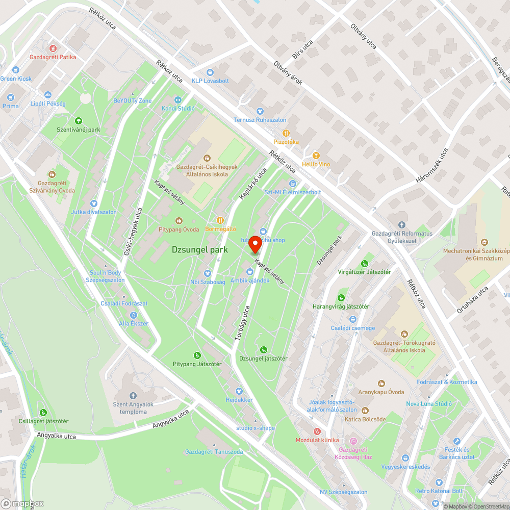 Leszakadt pad Gazdagréten bejelentés helye