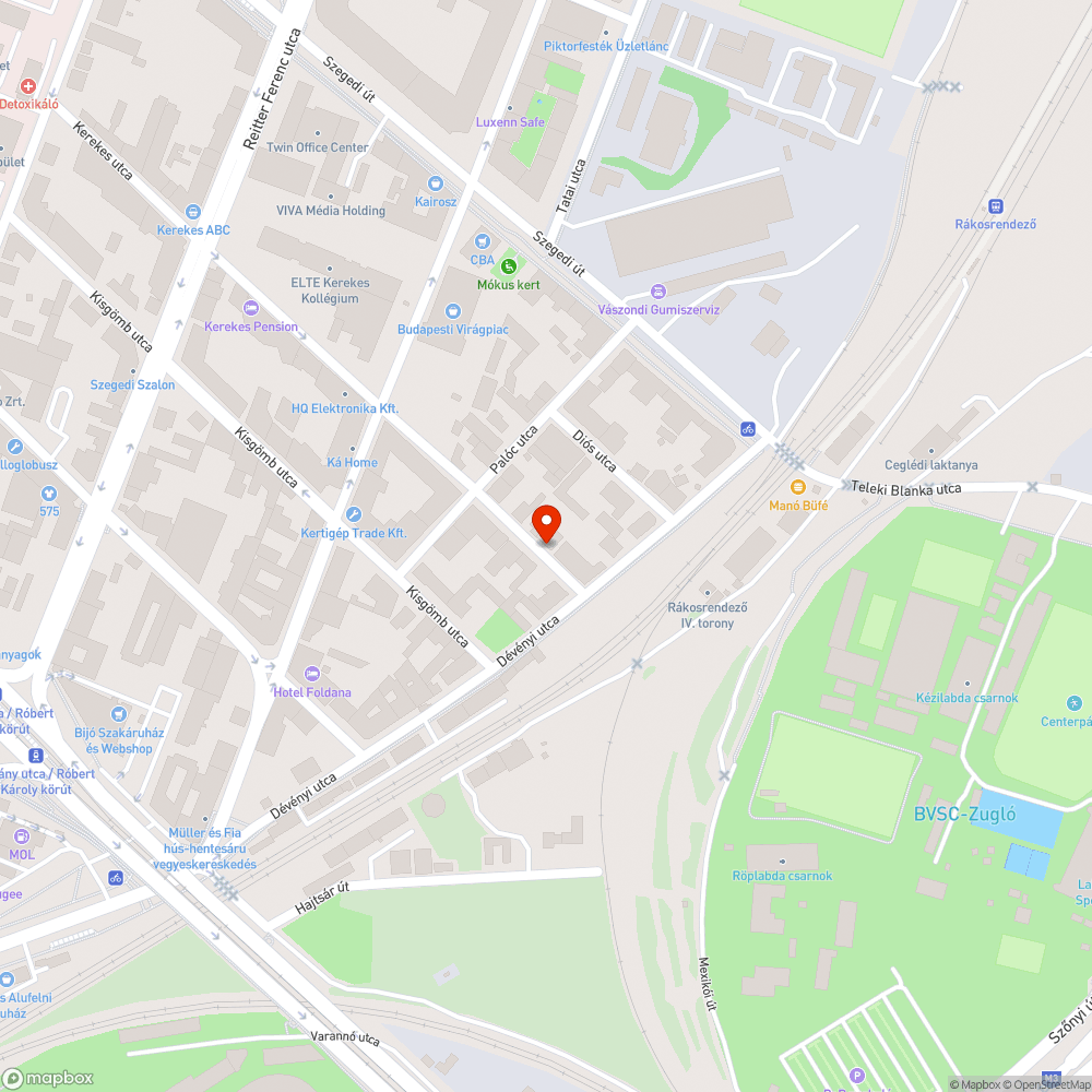 Kerekes utcai zökkentő bejelentés helye