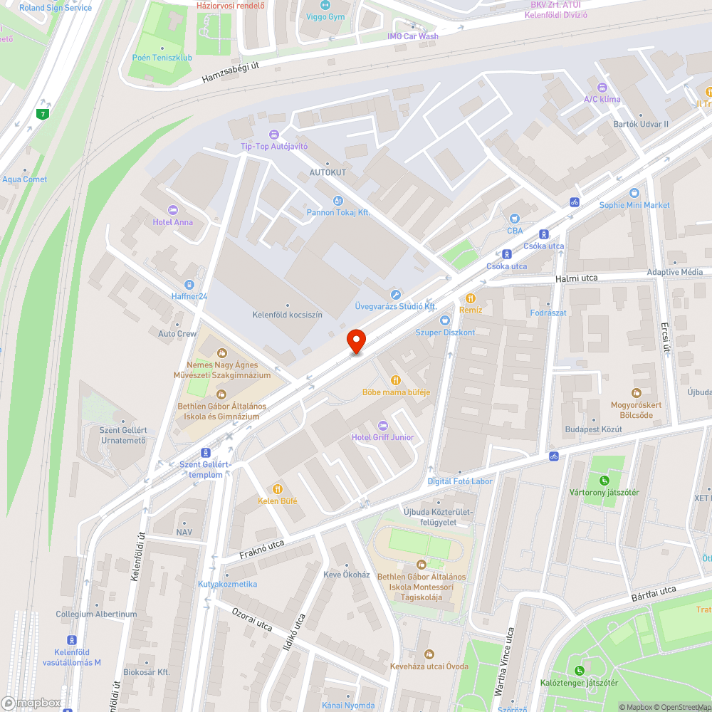 Elhagyott Opel bejelentés helye