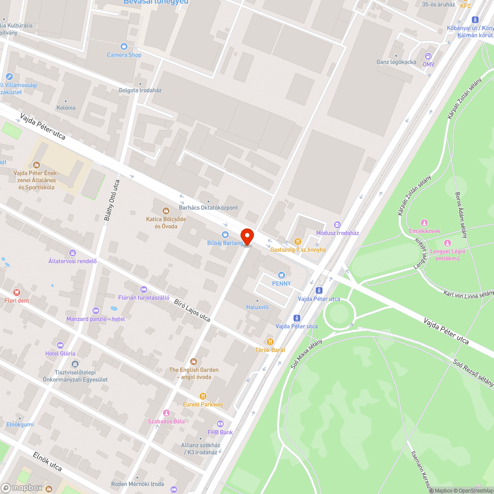 Helytelen irányú parkolók bejelentés helye