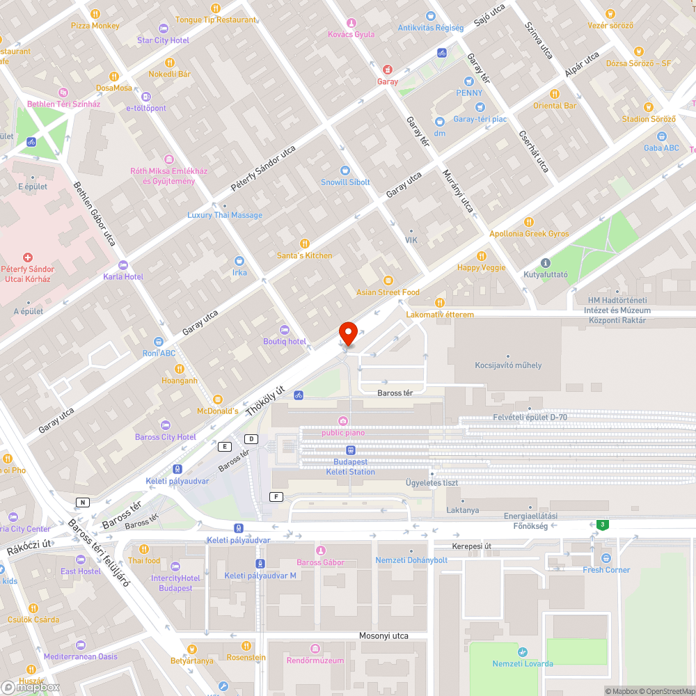 Lyuk a járdán bejelentés helye