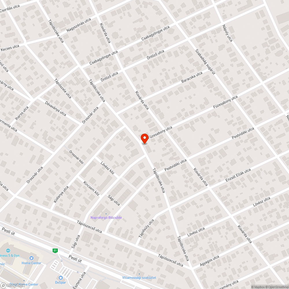 Tábla bejelentés helye