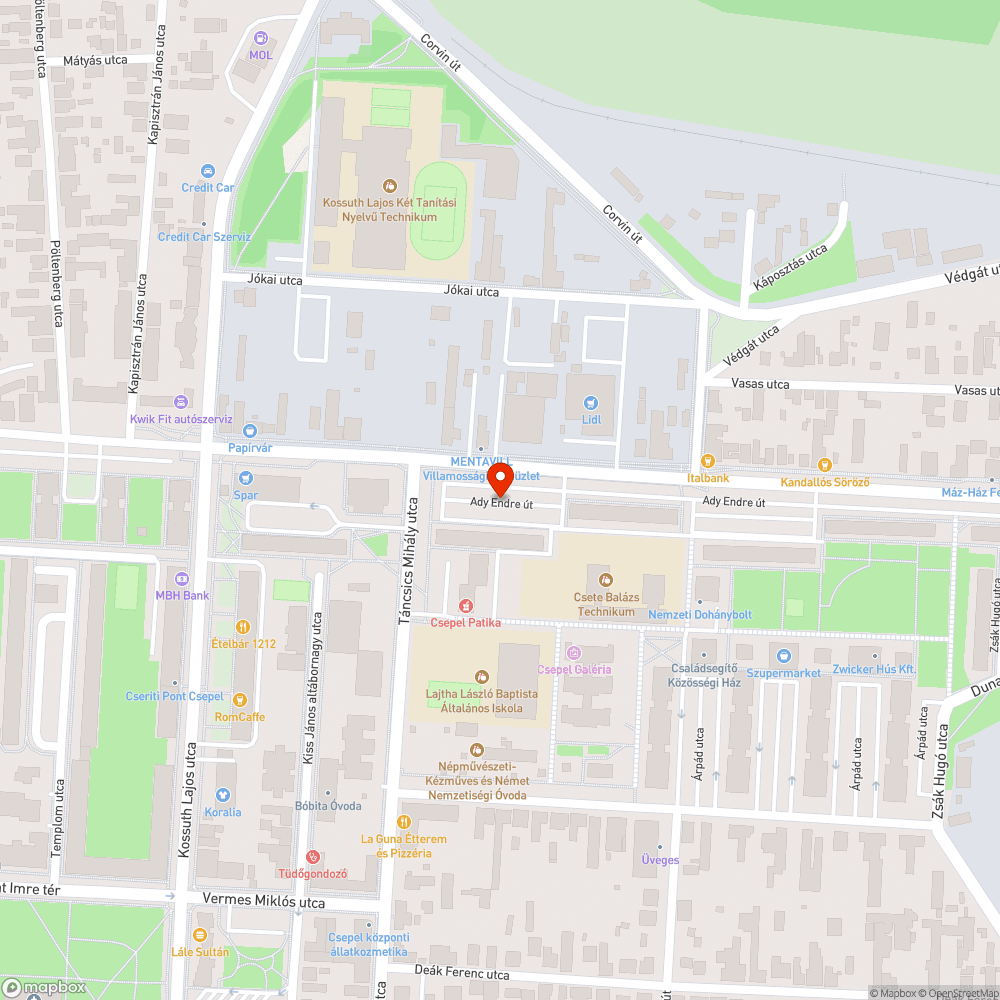 Aszfalt hiány bejelentés helye