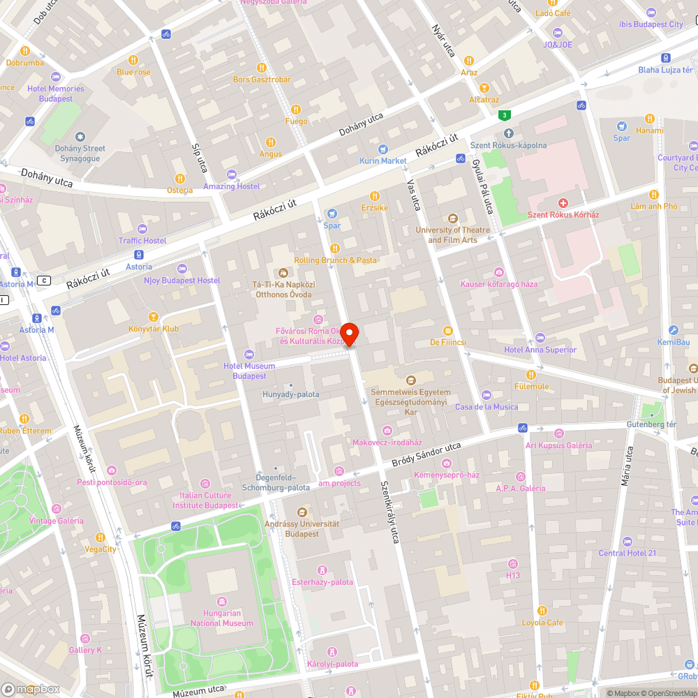 Hiányzó utcanévtábla bejelentés helye