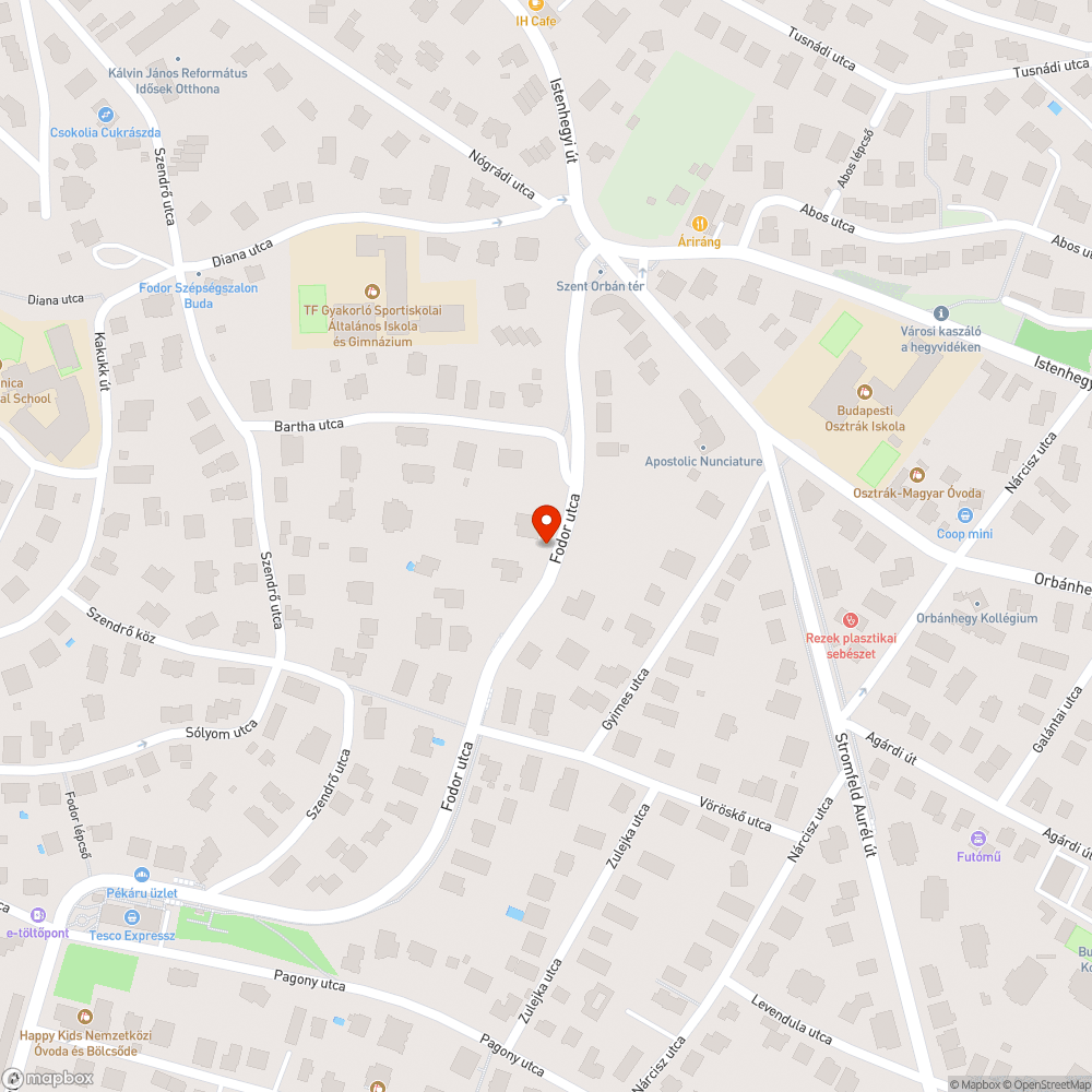 Elhagyott auto bejelentés helye