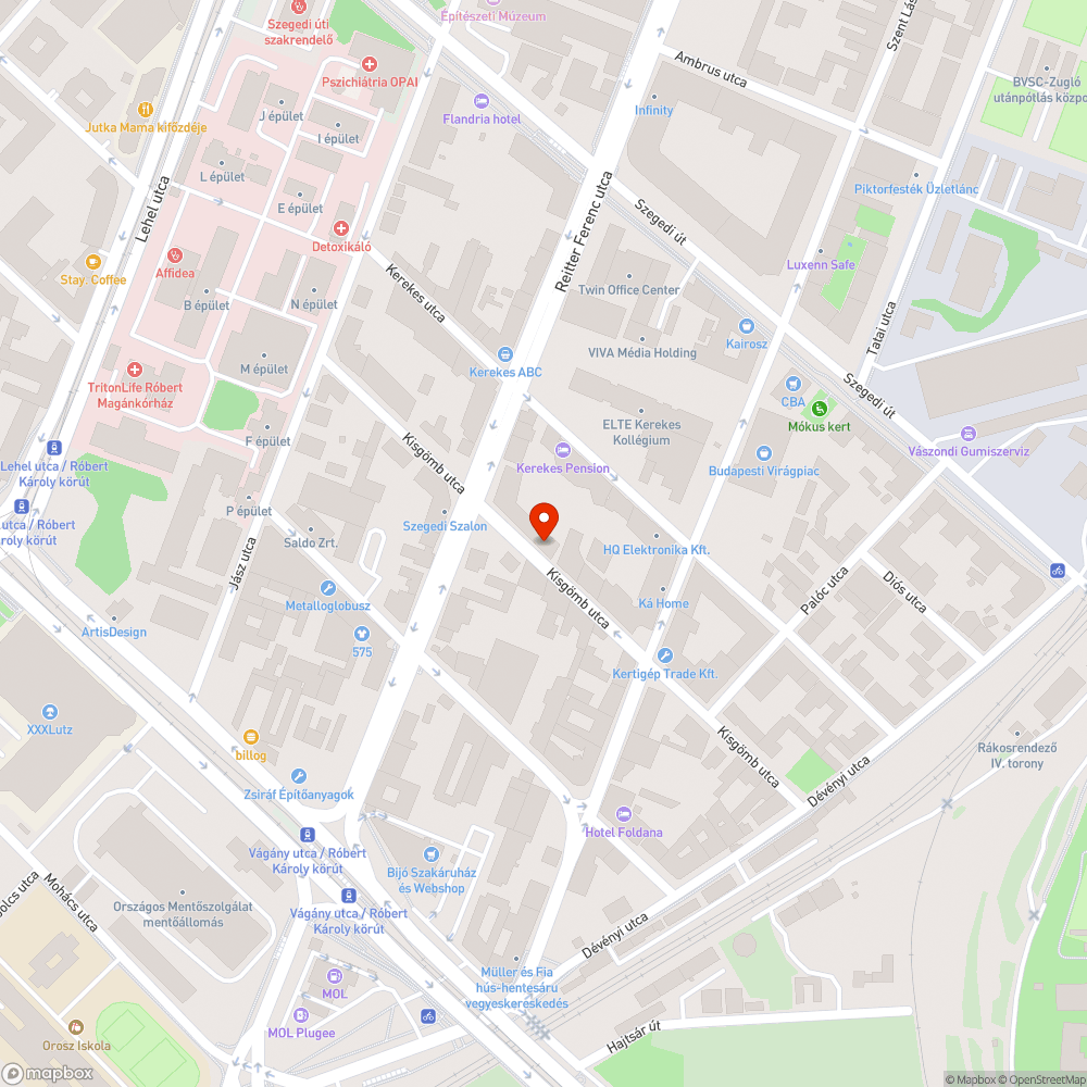 Kiszàradt fa bejelentés helye