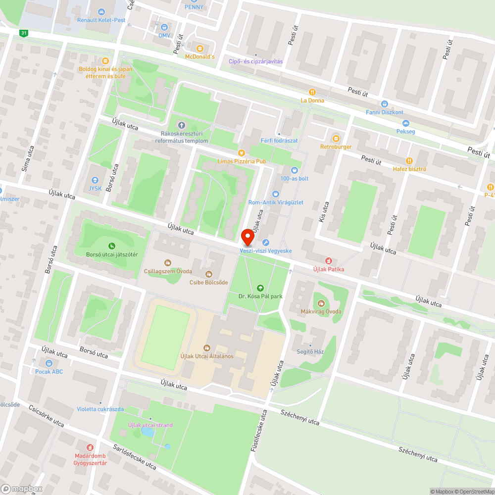 Hiányzik egy darab bejelentés helye