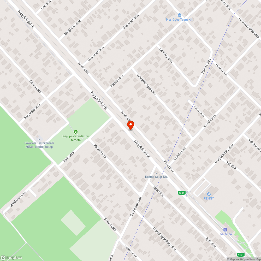 Nagy felületet ellepő esővíz a járdán bejelentés helye