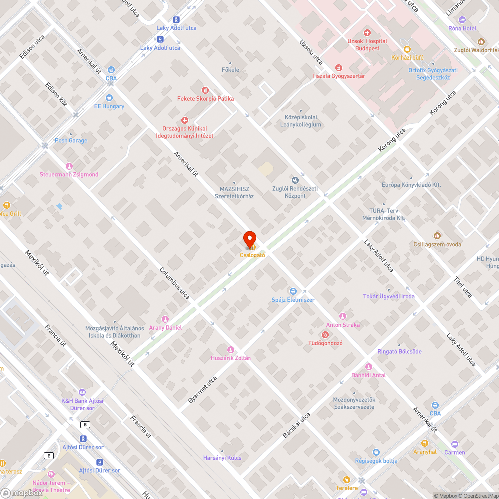 kátyú bejelentés helye