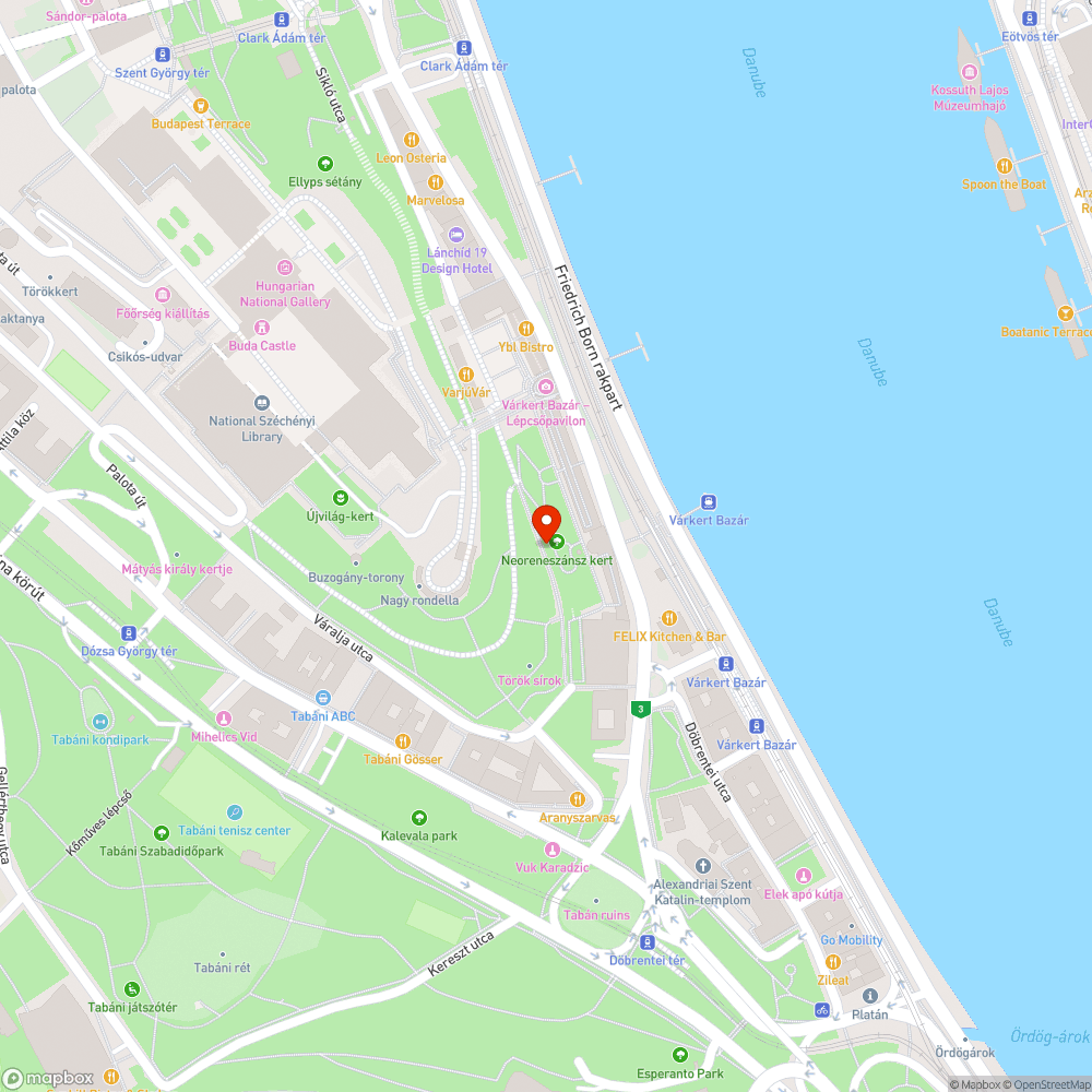 Várkert Bazár ösvényen nincs világítás bejelentés helye