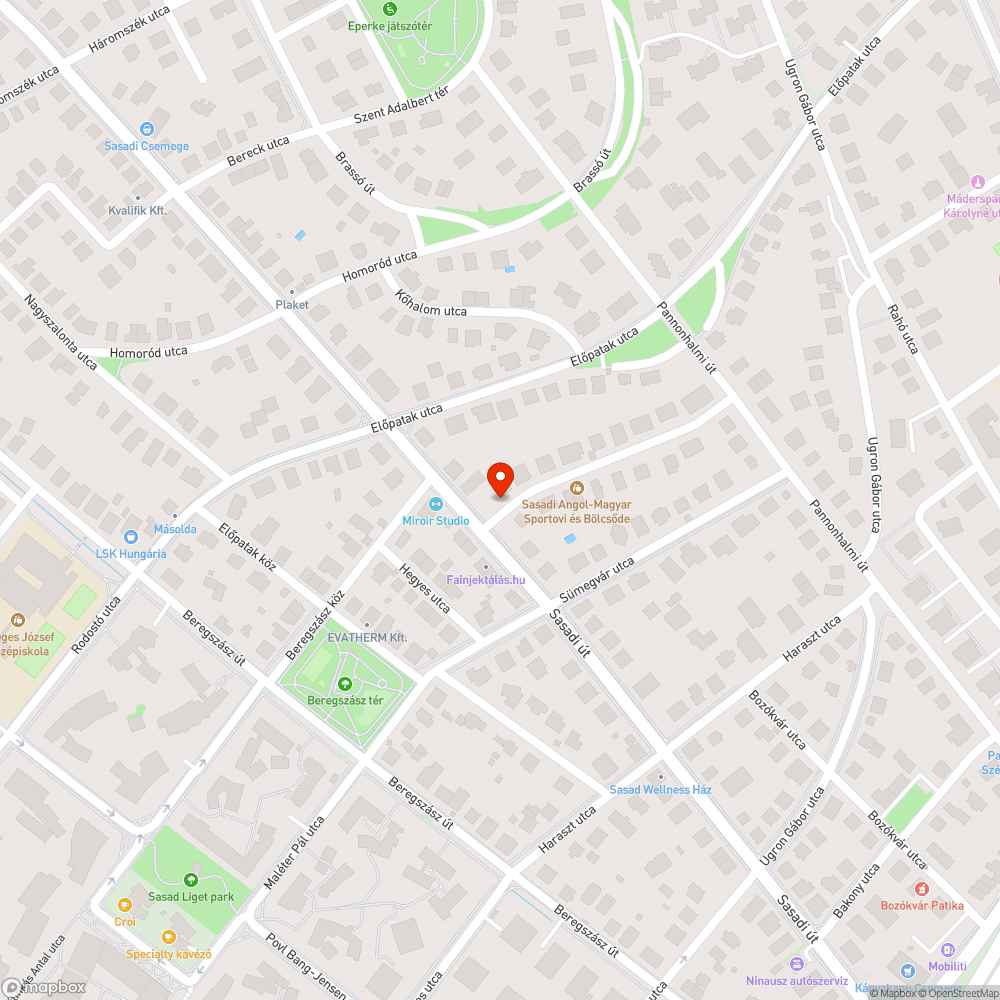 Közlekedési lámpák takarásban a Hársmajor utcában bejelentés helye