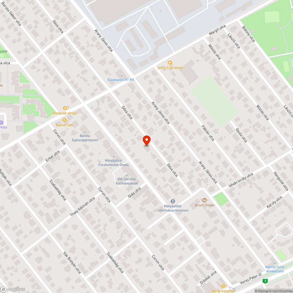 Hónapok óta elhagyott jármű bejelentés helye