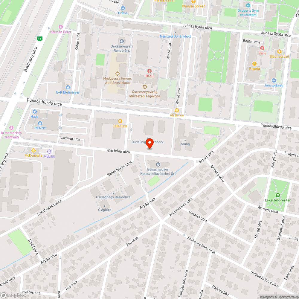 Megsüllyedt csatorna bejelentés helye