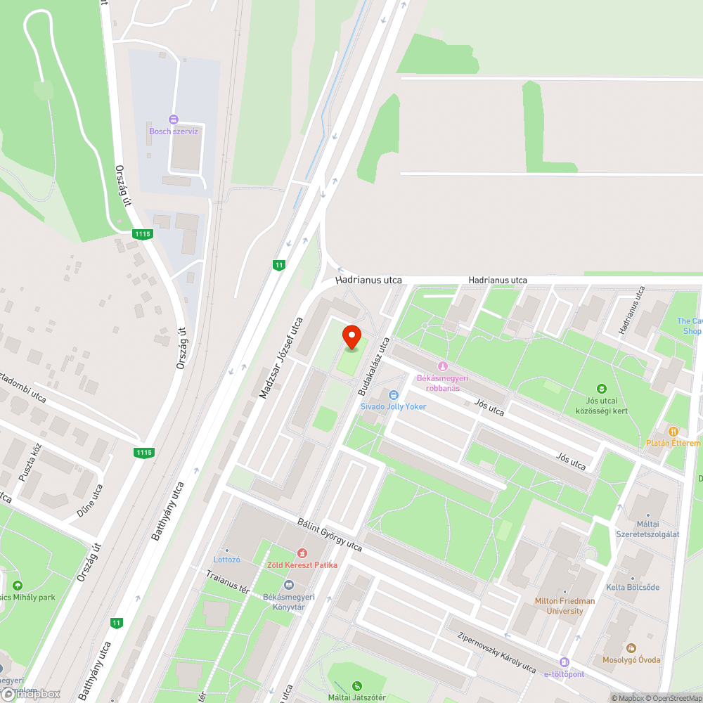 Kiszáradt fák bejelentés helye