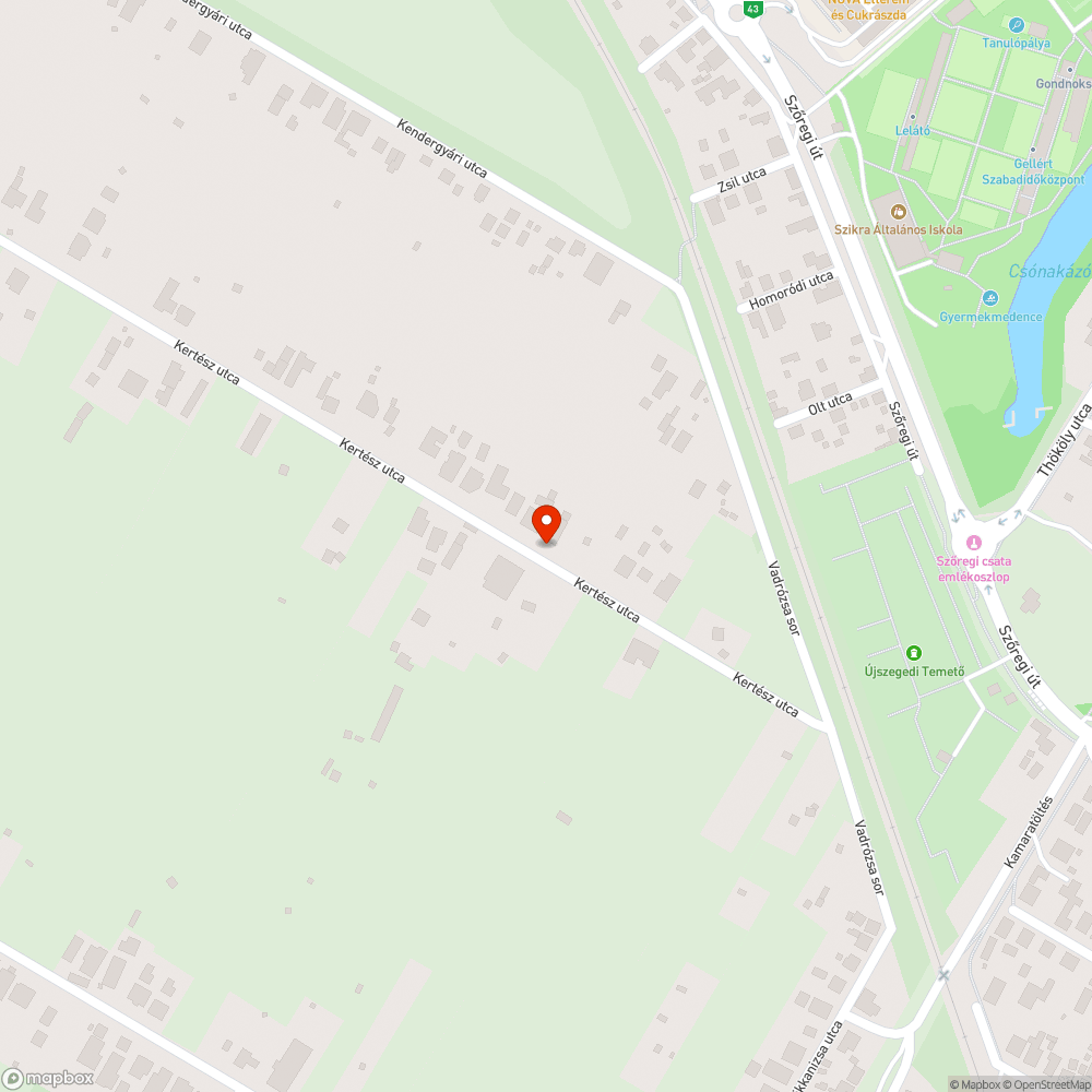 SOS Fekvőrendőr bejelentés helye