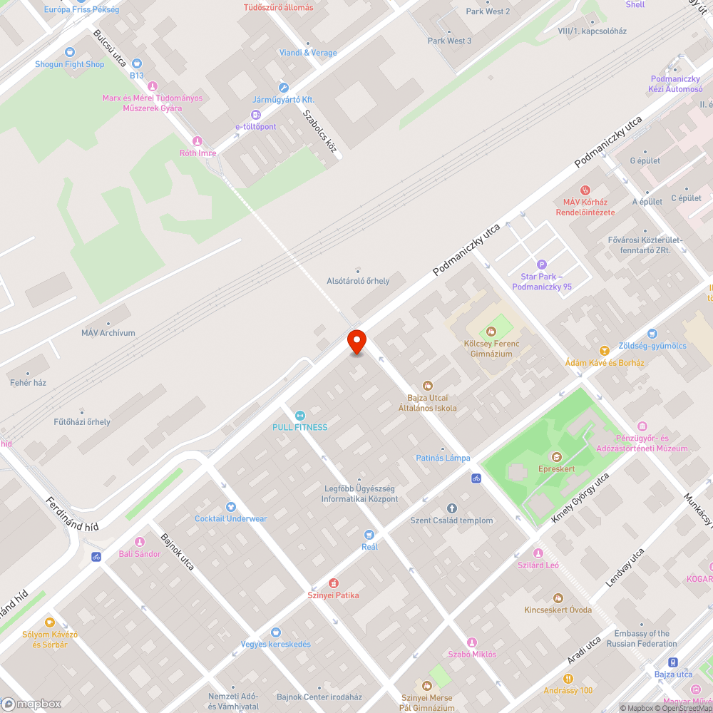 Kerékpár roncsok bejelentés helye