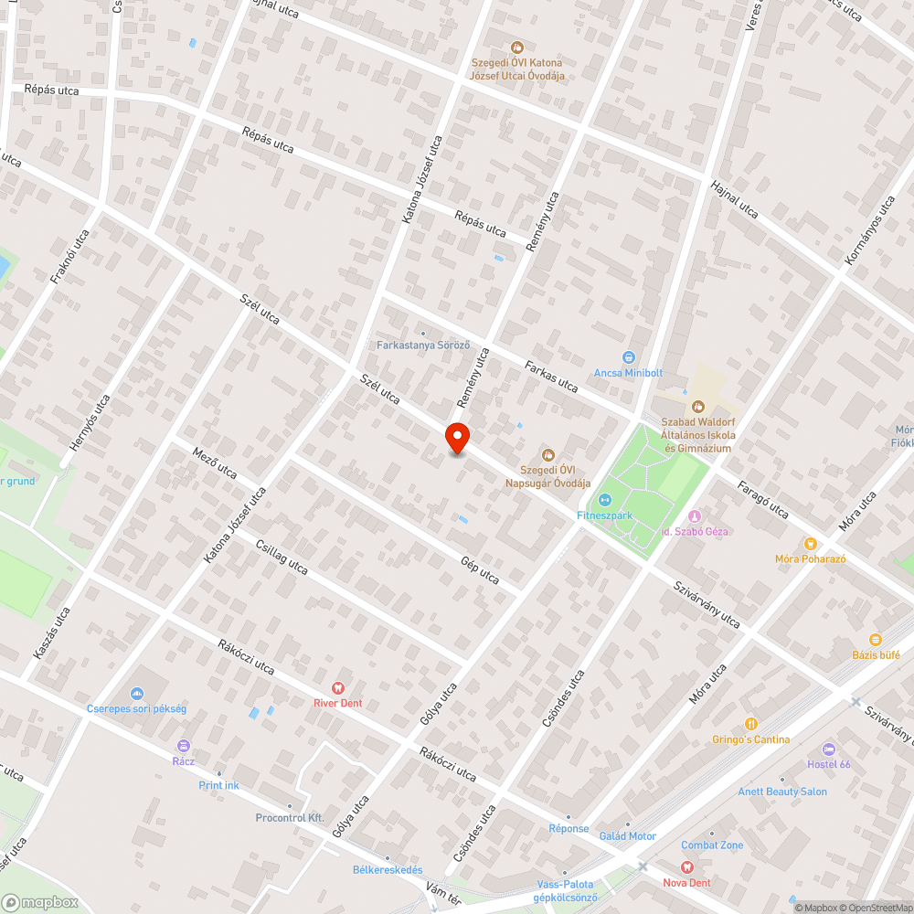 Járhatatlan járda bejelentés helye