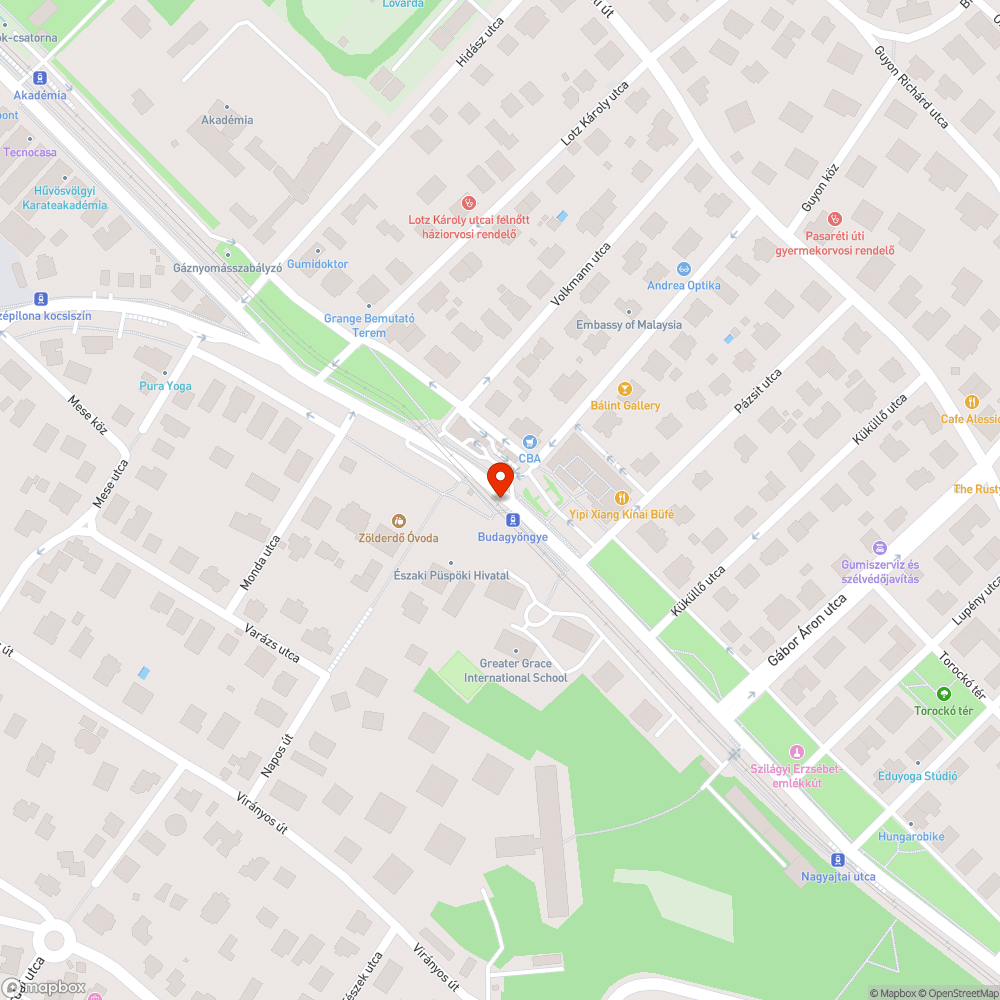 Emberi ürülék, Budagyöngye villamosmegálló bejelentés helye