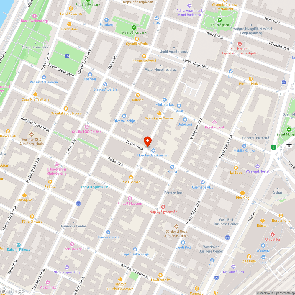 Leparkolt járda bejelentés helye