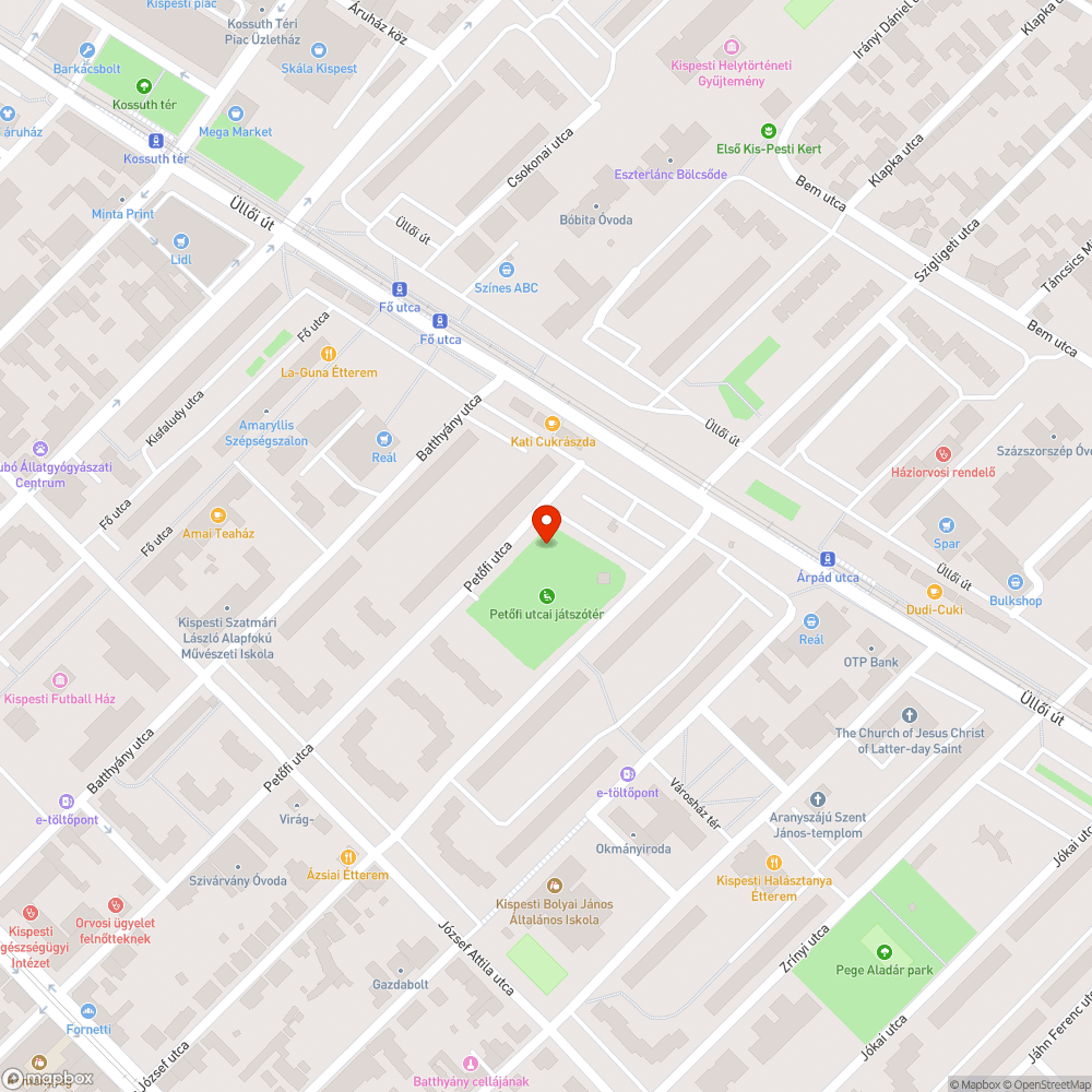 Életveszélyes játszótéri betonfal bejelentés helye