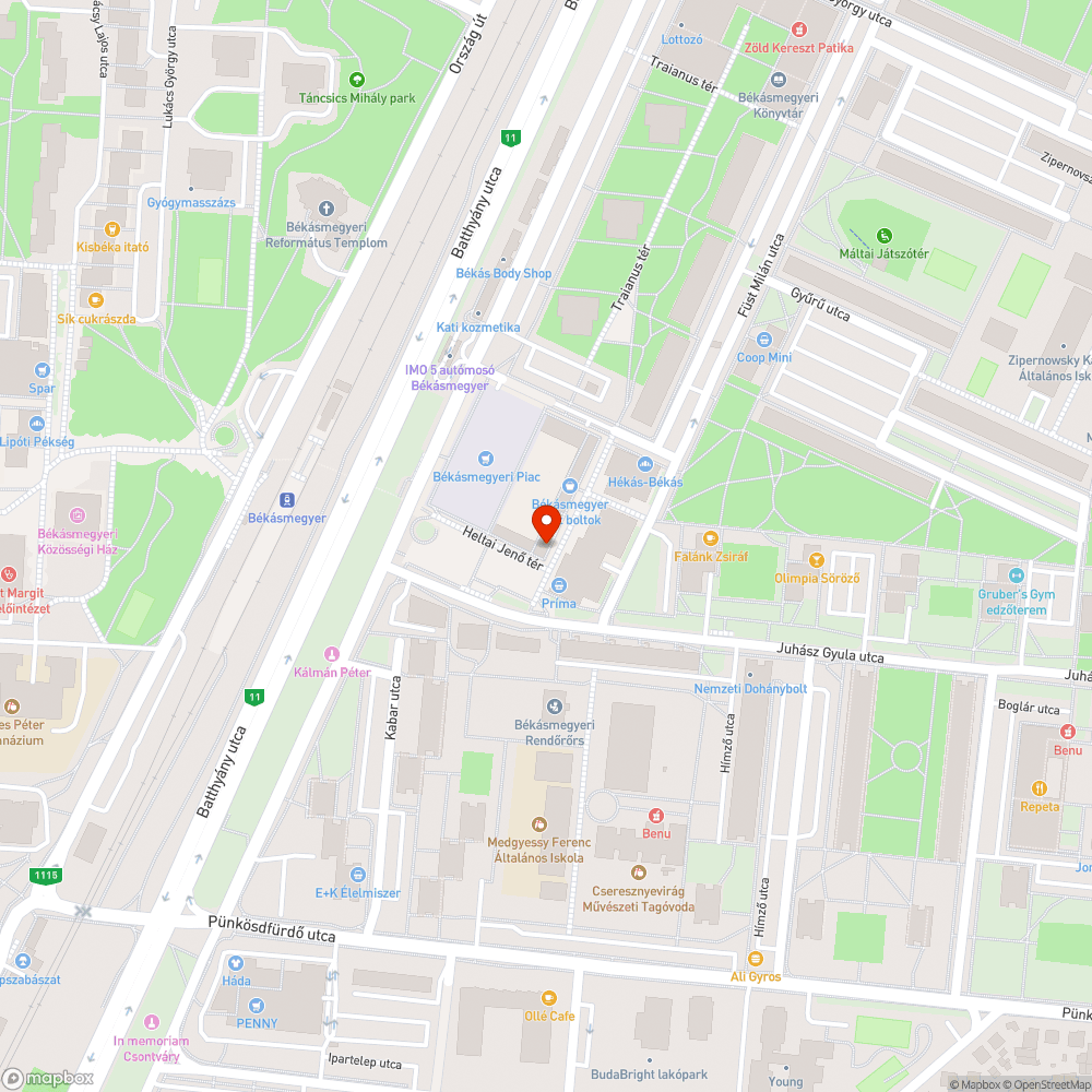 Hiányzó térkő bejelentés helye