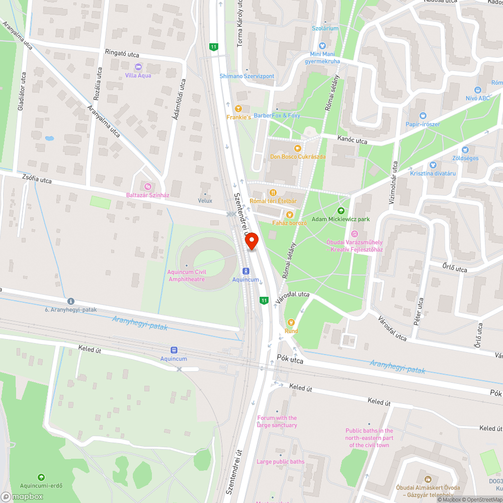 Graffiti bejelentés helye